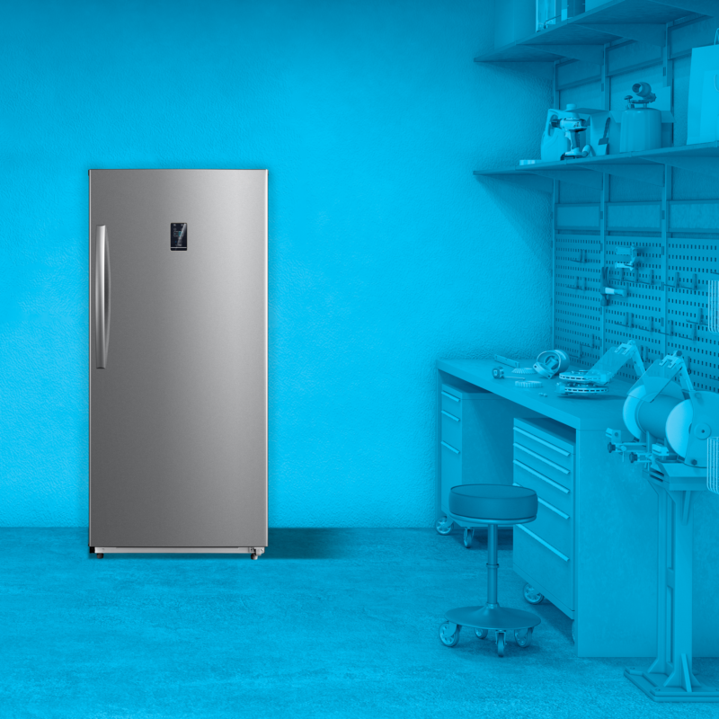 ELEMENT APPLIANCE Element 13.8 cu. ft. Upright Convertible Freezer / Refrigerator - Stainless Steel, ENERGY STAR (EUF14CECS) - Other (EUF14CECS)