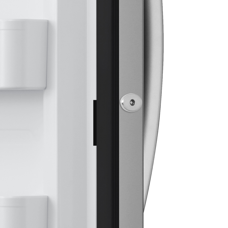 ELEMENT APPLIANCE 17 CF Upright Freezer Convertible, Glass Shelves, Digital Controls, E-STAR - Stainless Steel (EUF17CECS)