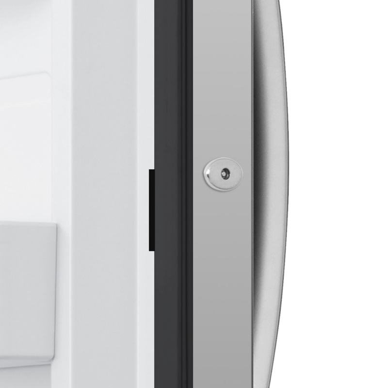 ELEMENT APPLIANCE 21 CF Upright Freezer Convertible, Glass Shelves, Digital Controls, E-STAR - Stainless Steel (EUF21CECS)