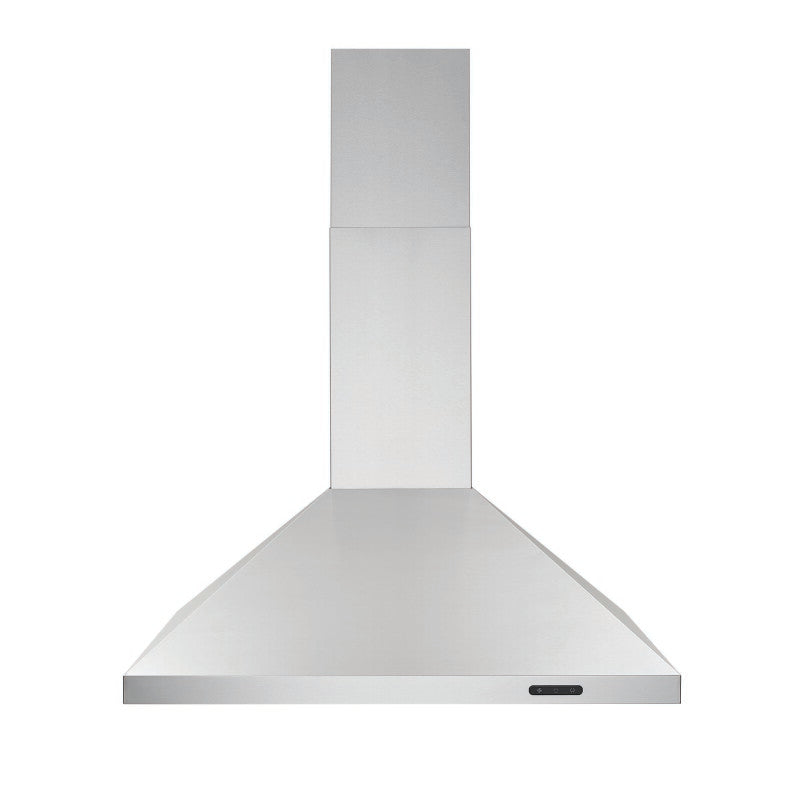 BROAN Elite EW48 Series 30Inch Pyramidal Chimney Range Hood, 460 Max Blower CFM, - Stainless Steel (EW4830SS)