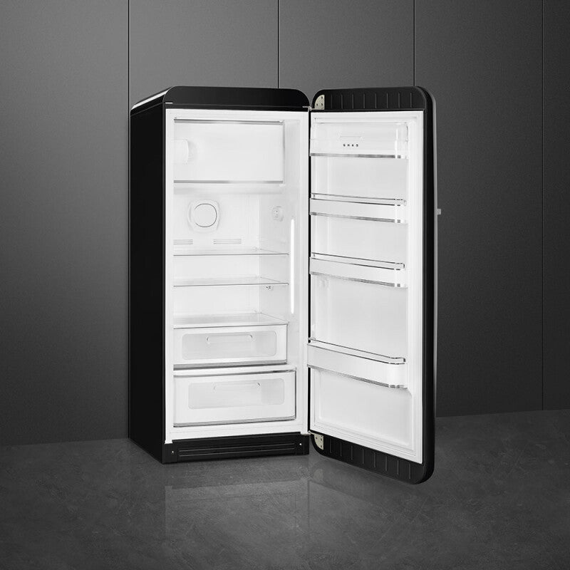SMEG Refrigerator Retro-style - Black (FAB28URBL3)