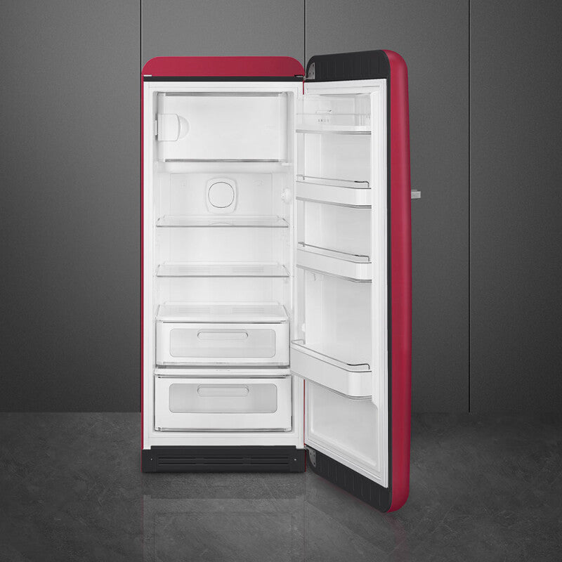 Smeg Refrigerator Retro-style - Ruby red (FAB28URDRB3)