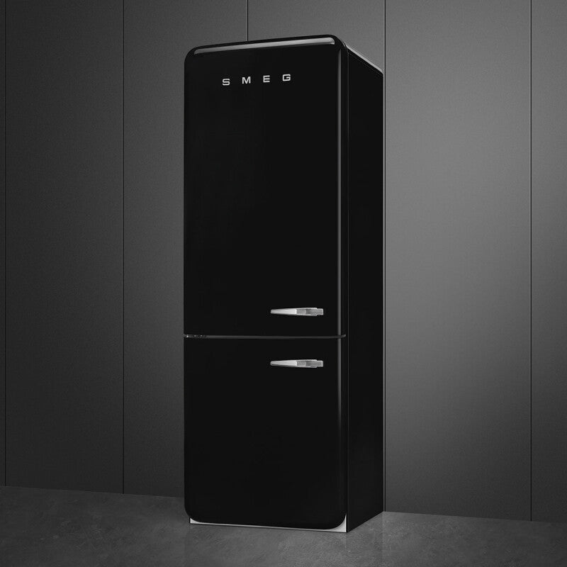 SMEG Refrigerator Retro-style - Black (FAB38ULBL)