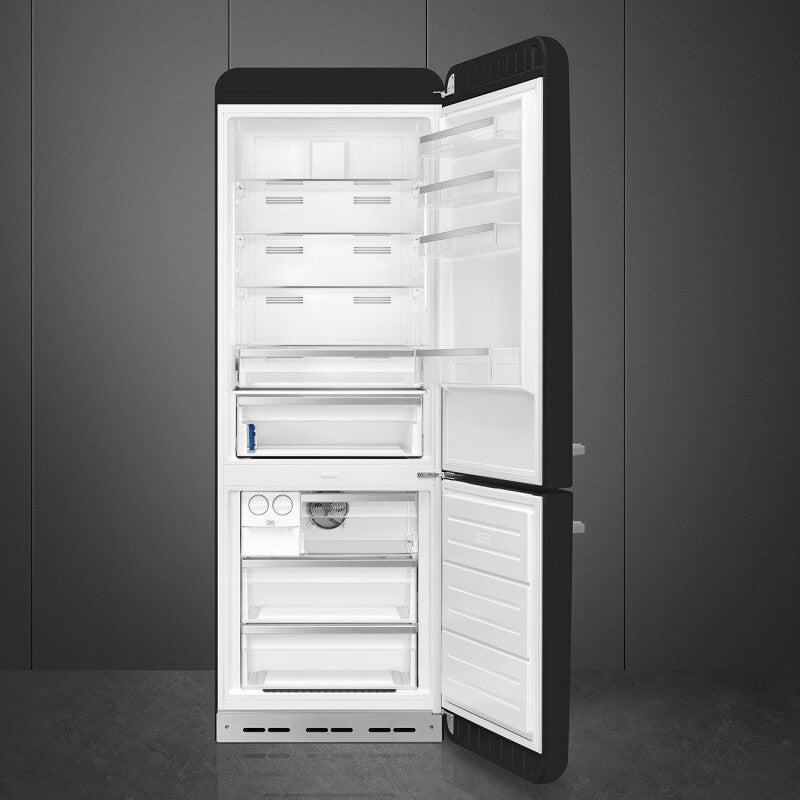 Smeg Refrigerator Retro-style - Black (FAB38URBL)