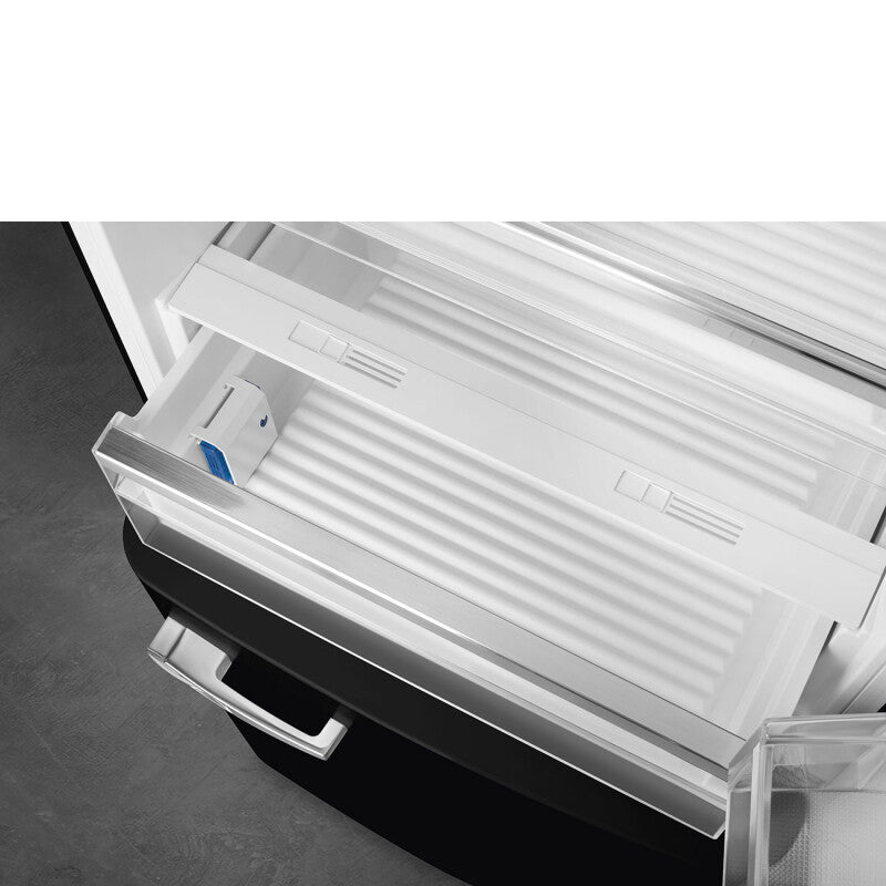 SMEG Refrigerator Retro-style - Black (FAB38URBL)