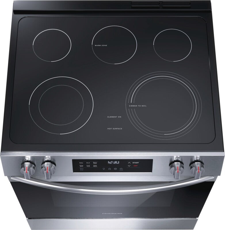 Frigidaire 30" Electric Range with Steam Clean - Stainless Steel (FCFE3062AS)