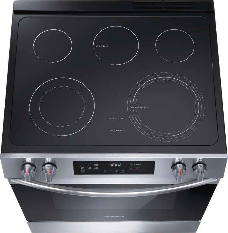 FRIGIDAIRE 30" Electric Range with Steam Clean - Stainless Steel (FCFE3062AS)
