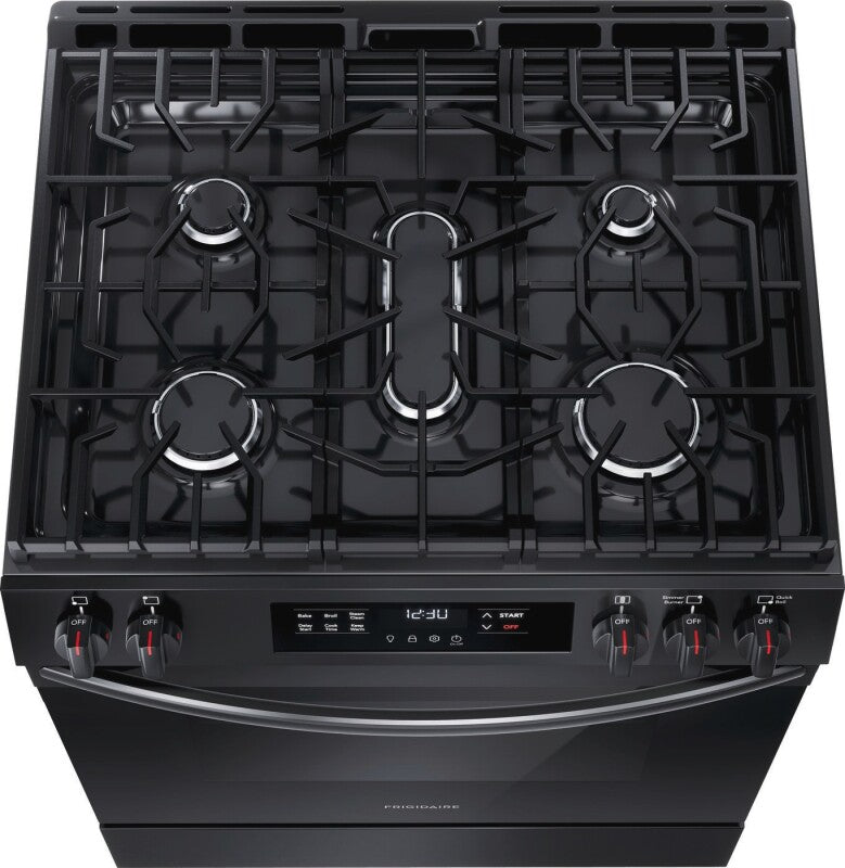 Frigidaire 30" Gas Range with Steam Clean - Stainless Steel (FCFG3062AS)