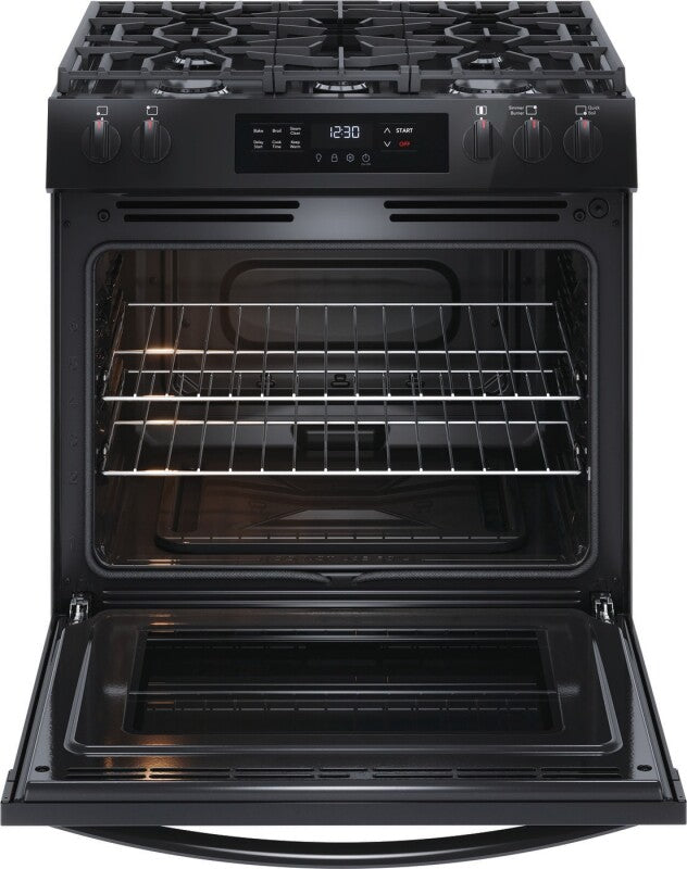 Frigidaire 30" Gas Range with Steam Clean - Stainless Steel (FCFG3062AS)
