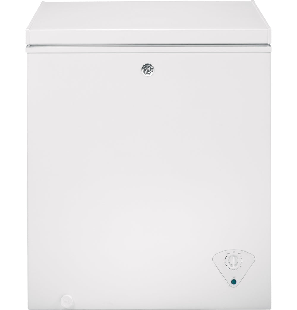 GE 5.1 Cu. Ft. Manual Defrost Chest Freezer - White (FCM5STWW)
