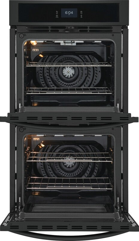 Frigidaire 27" Double Electric Wall Oven with Fan Convection - Black (FCWD2727AB)