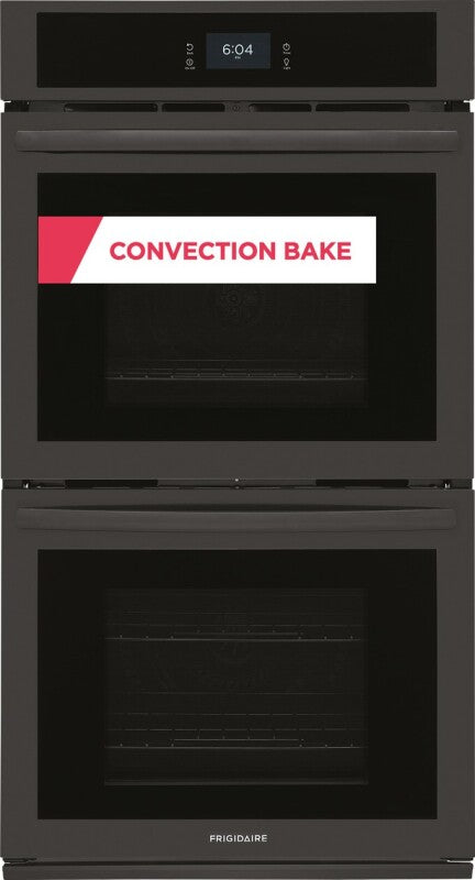 Frigidaire 27" Double Electric Wall Oven with Fan Convection - Black (FCWD2727AB)