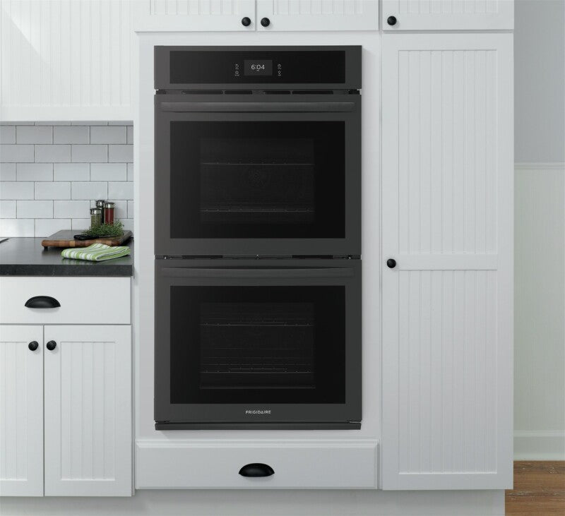 Frigidaire 27" Double Electric Wall Oven with Fan Convection - Black (FCWD2727AB)