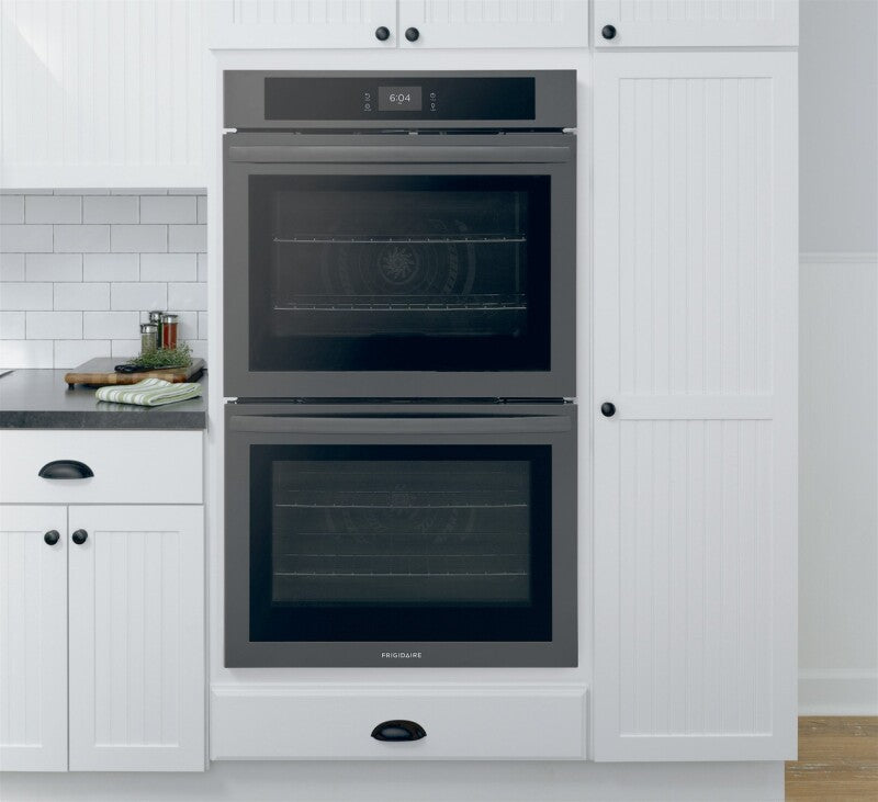 Frigidaire 30" Double Electric Wall Oven with Fan Convection - Black (FCWD3027AB)
