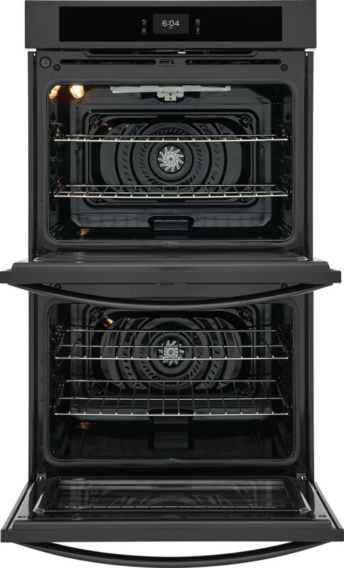 Frigidaire 30" Double Electric Wall Oven with Fan Convection - Black (FCWD3027AB)