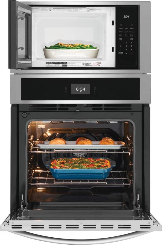 Frigidaire 27" Electric Wall Oven and Microwave Combination - Stainless Steel (FCWM2727AS)