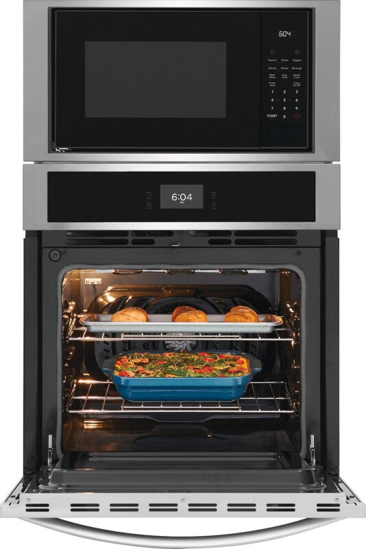 FRIGIDAIRE 27" Electric Wall Oven and Microwave Combination - Stainless Steel (FCWM2727AS)