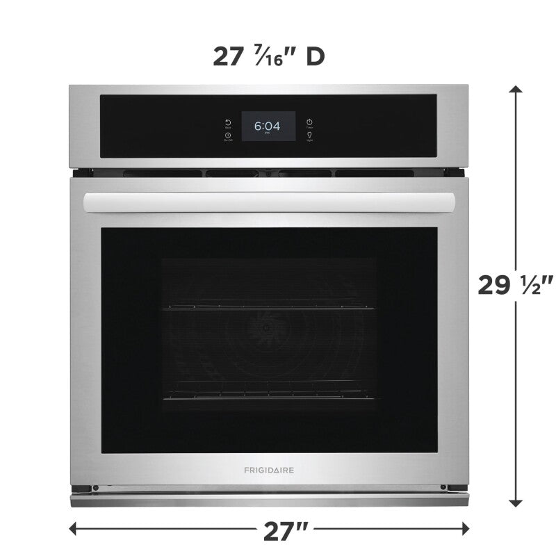 Frigidaire 27" Single Electric Wall Oven with Fan Convection - Stainless Steel (FCWS2727AS)