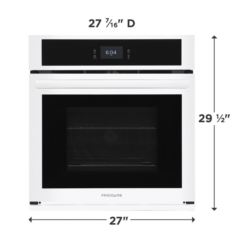 Frigidaire 27" Single Electric Wall Oven with Fan Convection - White (FCWS2727AW)