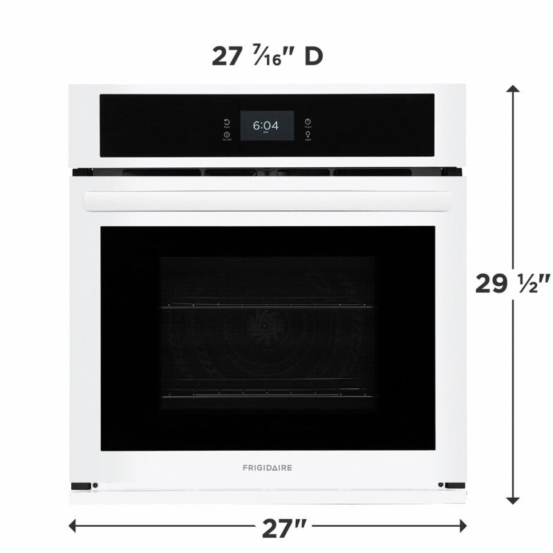 Frigidaire 27" Single Electric Wall Oven with Fan Convection - White (FCWS2727AW)