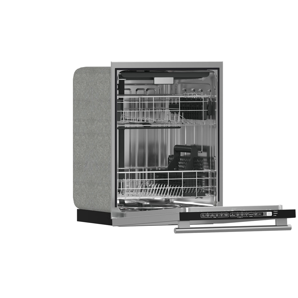 FORNO Pozzo 24-Inch Built-In Tall Tub Top Control Dishwasher, Stainless Steel, 49 dBA, ENERGY STAR Certified - Stainless Steel (FDWBI806724S)