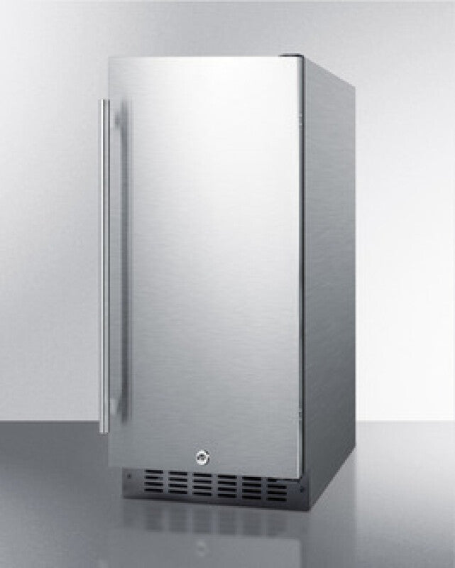 Summit 15" Wide Built-In All-Refrigerator - Stainless Steel (FF1532BCSS)