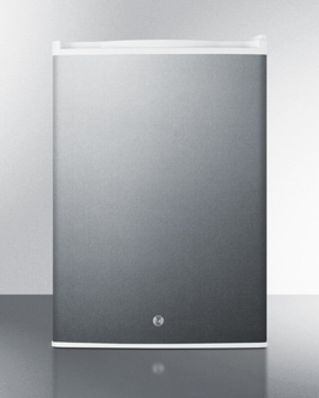 SUMMIT Compact Built-In All-Refrigerator - Stainless Steel/White (FF31L7BISS)