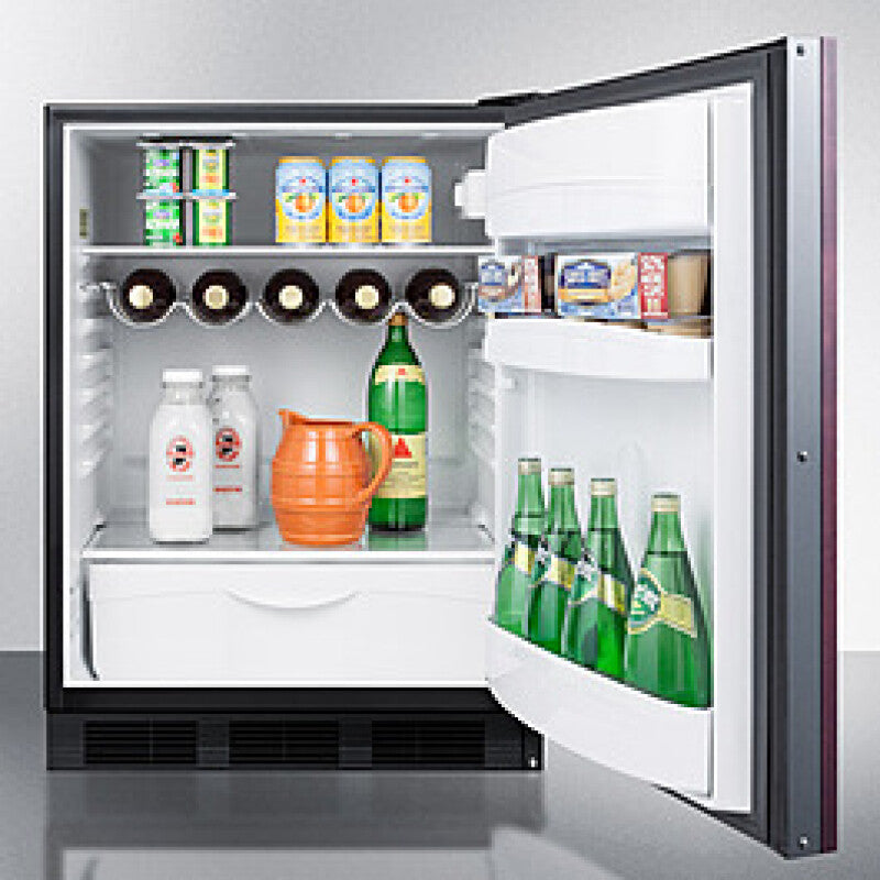 SUMMIT 24" Wide Built-In All-Refrigerator, ADA Compliant - Panel-Ready (FF63BKBIIFADA)