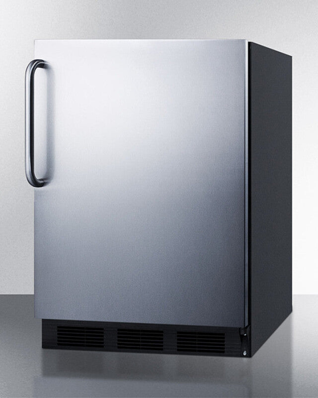 SUMMIT 24" Wide Built-In All-Refrigerator, ADA Compliant - Stainless Steel (FF63BKBISSTBADA)