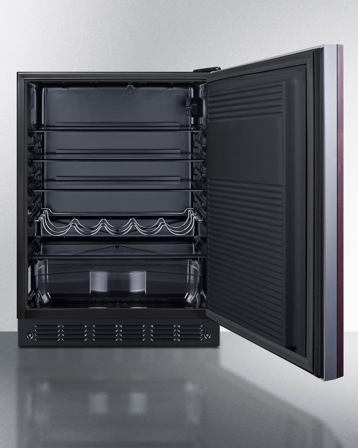SUMMIT 24" Wide All-Refrigerator, ADA Compliant (Panel Not Included) - Panel-Ready (FF708BLSSIFADA)
