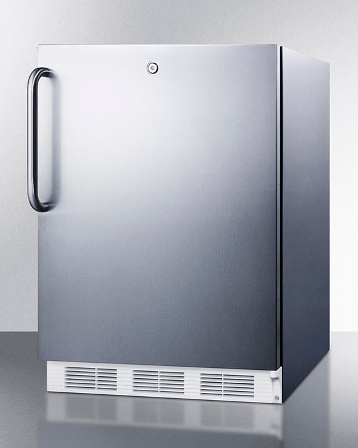 SUMMIT 24" Wide Built-In All-Refrigerator, ADA Compliant - Stainless Steel (FF7LWCSSADA)