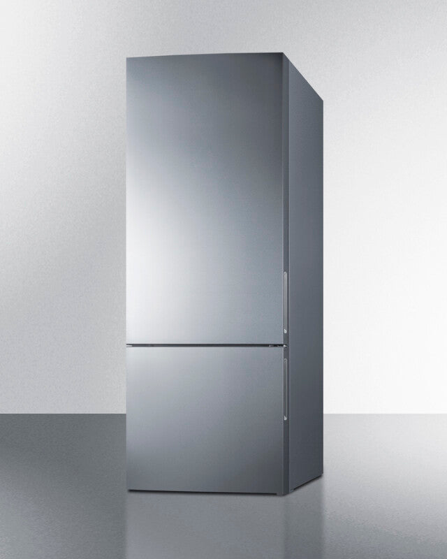 SUMMIT 28" Wide Bottom Freezer Refrigerator - Stainless Steel (FFBF279SSX)