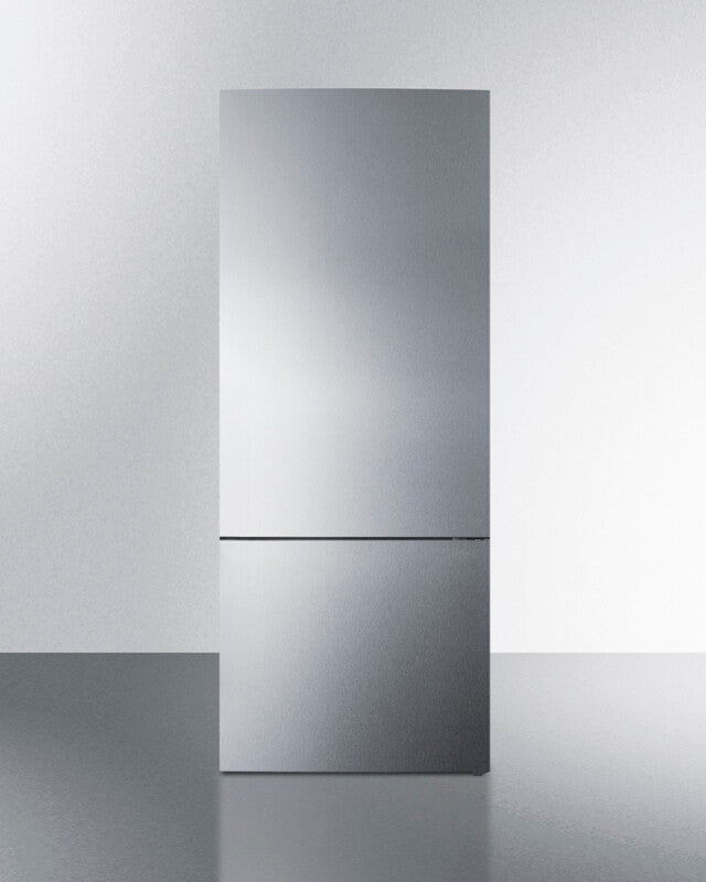 SUMMIT 28" Wide Bottom Freezer Refrigerator - Stainless Steel (FFBF279SSXIM)