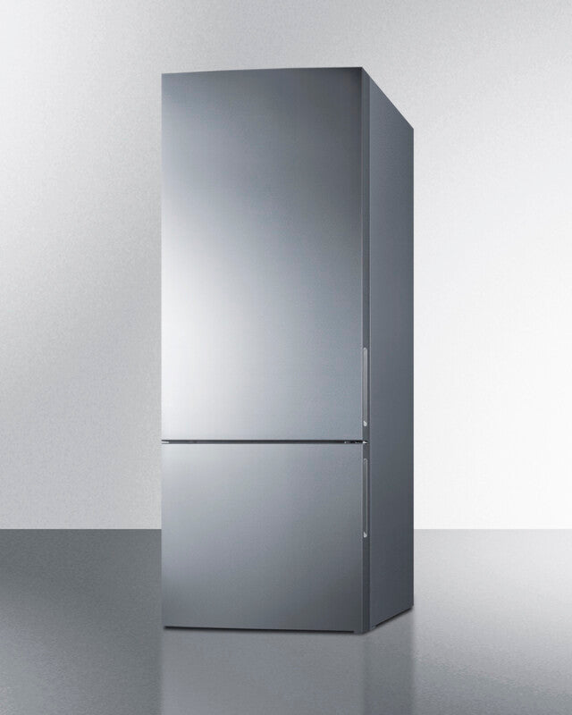 SUMMIT 28" Wide Bottom Freezer Refrigerator - Stainless Steel (FFBF279SSXIM)