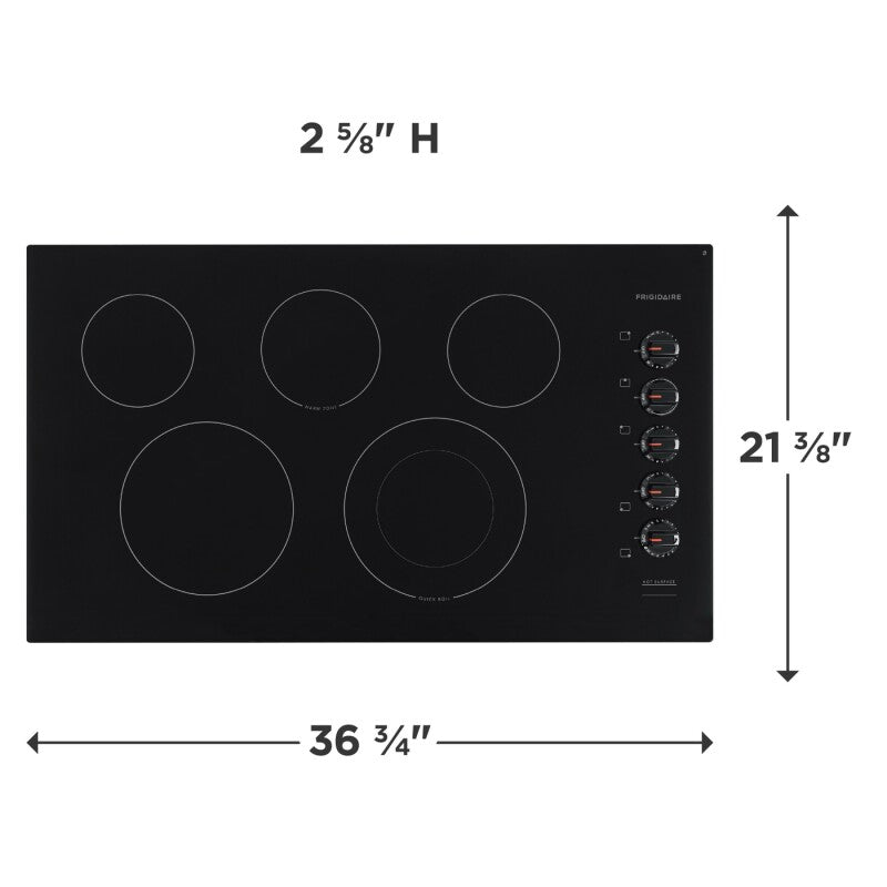FRIGIDAIRE 36" Electric Cooktop - Black (FFEC3625UB)