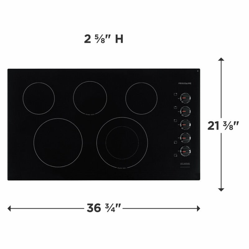 FRIGIDAIRE 36" Electric Cooktop - Black (FFEC3625UB)