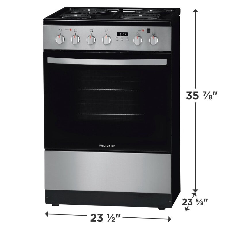 Frigidaire 24" Freestanding Electric Range - Stainless Steel (FFEH2422US)