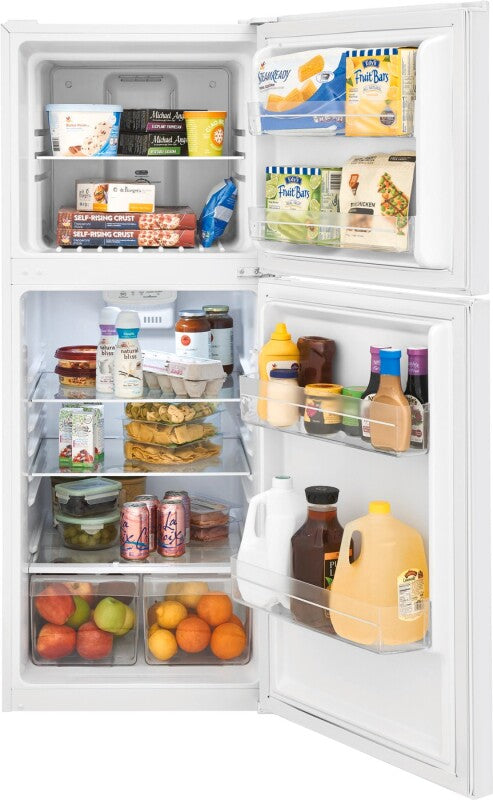 FRIGIDAIRE 23.8-Inch 10 Cu. Ft. Garage Ready Top Freezer Apartment-Size Refrigerator - White (FFET1022UW)