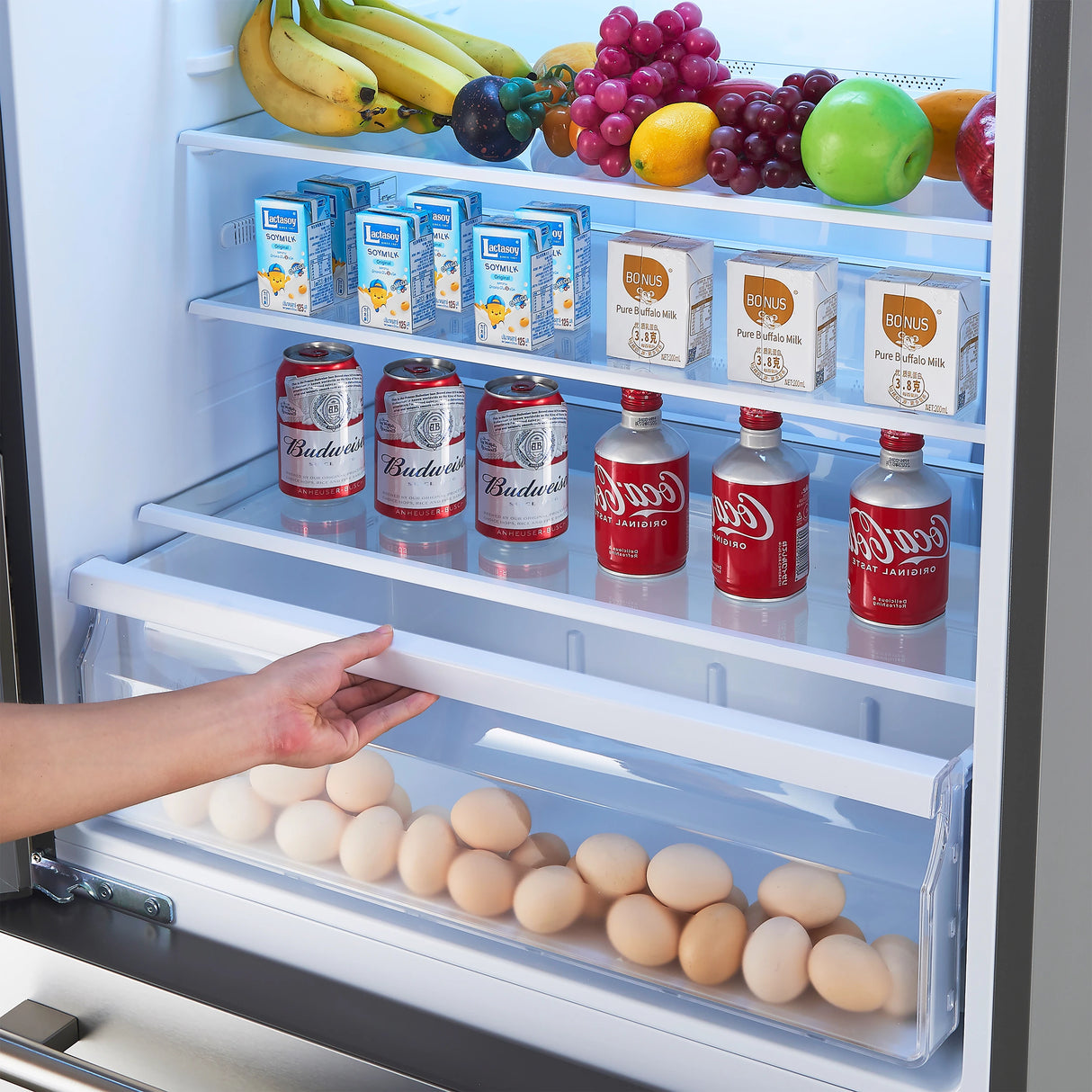 FORNO Milano Espresso 31-Inch Stainless Steel Bottom Freezer Refrigerator, 17.2 cu.ft., Built-In Ice Maker, ENERGY STAR - Stainless Steel (FFFFD178631S)