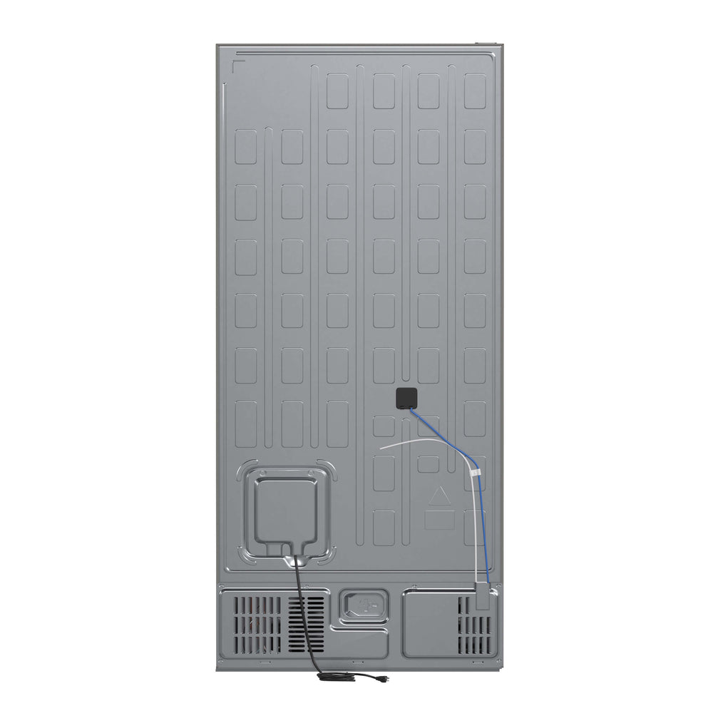 FORNO Milano Espresso 31-Inch Bottom Freezer Refrigerator, 17.2 cu.ft., Built-In Ice Maker, ENERGY STAR - Stainless (FFFFD178631S)