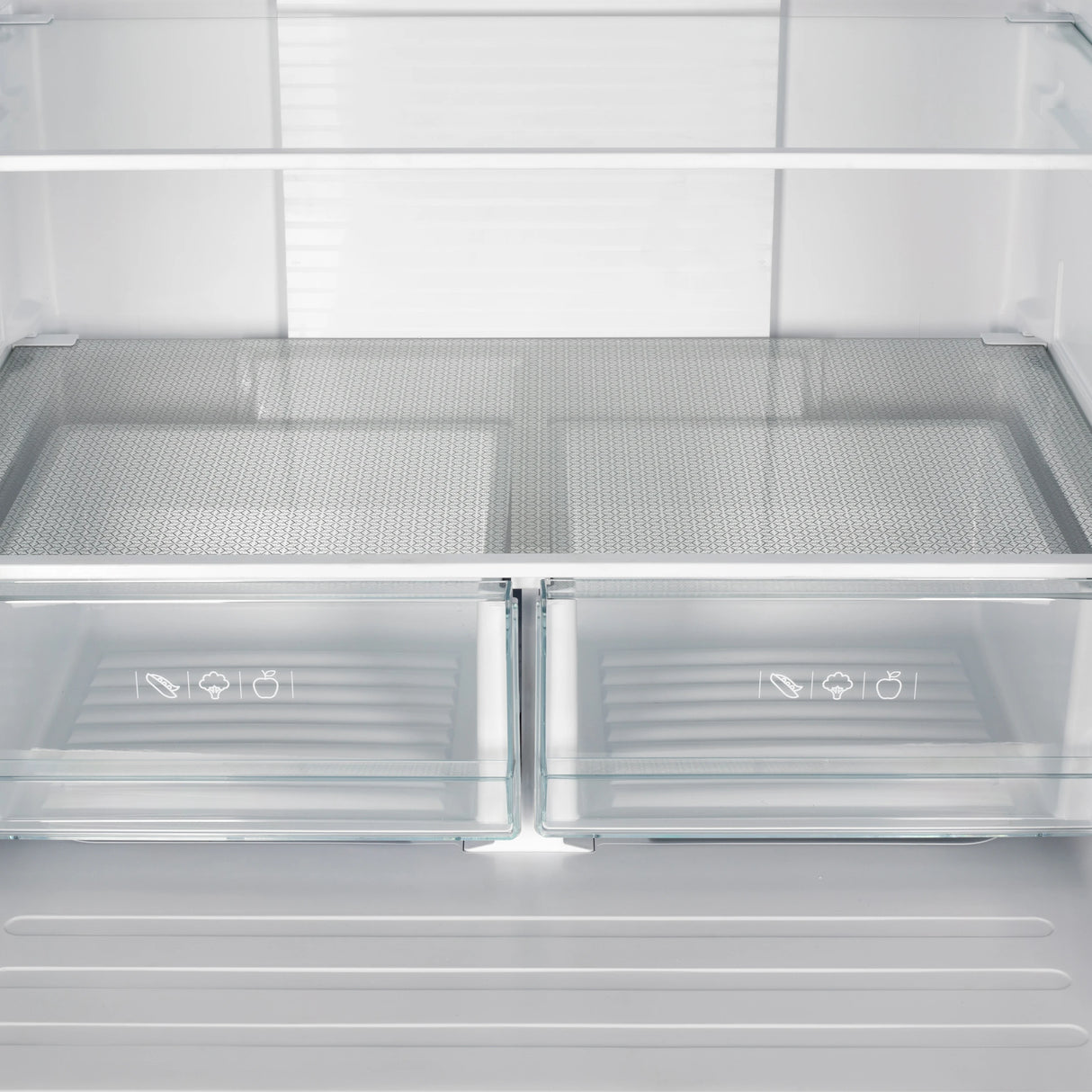FORNO Gallipoli 30-Inch French Door Refrigerator with Bottom Freezer, 17.5 cu.ft Capacity, Stainless Steel, No Frost Technology, Built-In Ice Maker, Energy Efficient - Stainless Steel (FFFFD197431SB)