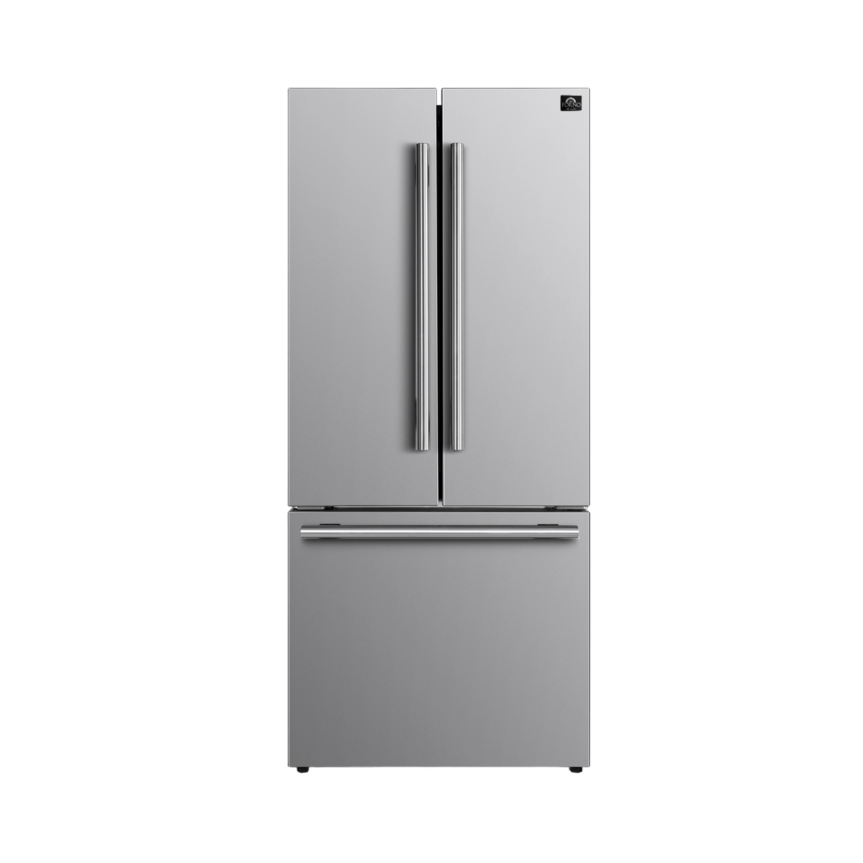 FORNO Gallipoli 30-inch French Door Refrigerator, 17.5 cu. ft. Capacity with Automatic Ice Maker - Stainless (FFFFD197431SB)