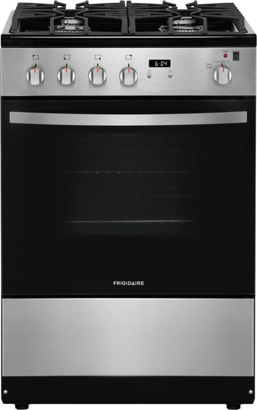 Frigidaire 24" Front Control Freestanding Gas Range - Stainless Steel (FFGH2422US)