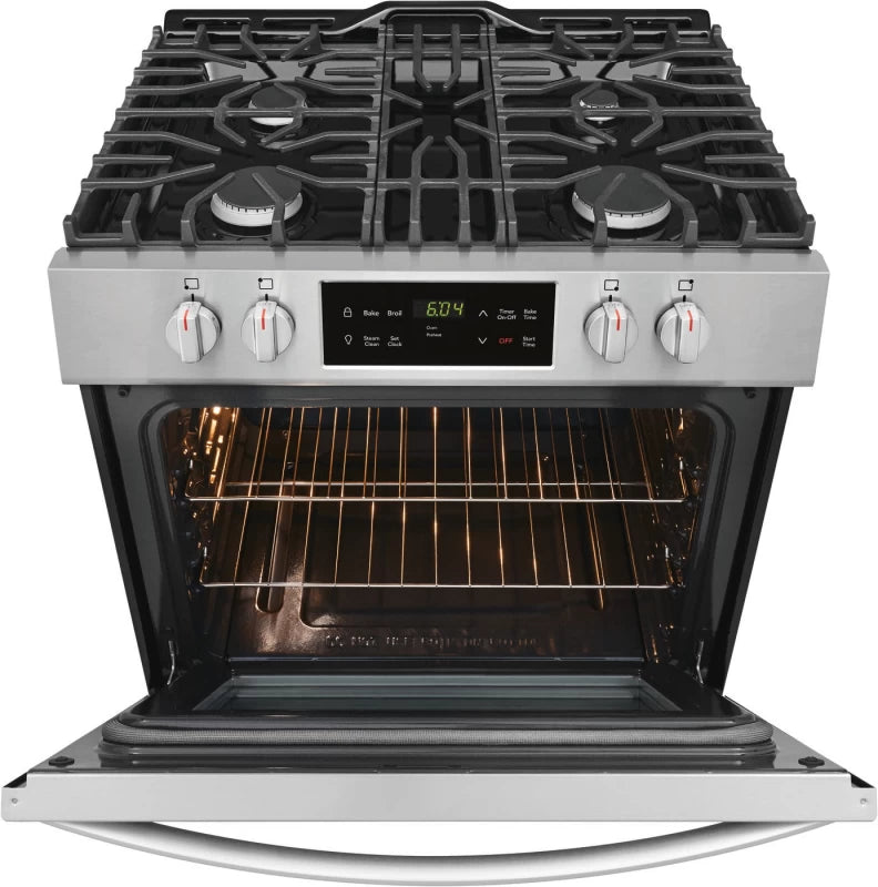 Frigidaire 30'' Front Control Gas Range - Stainless Steel (FFGH3051VS)
