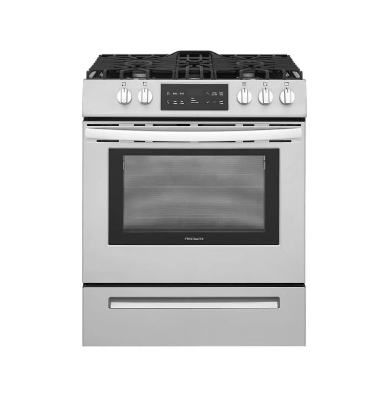 Frigidaire 30" Front Control Freestanding Gas Range - Stainless Steel (FFGH3054US)