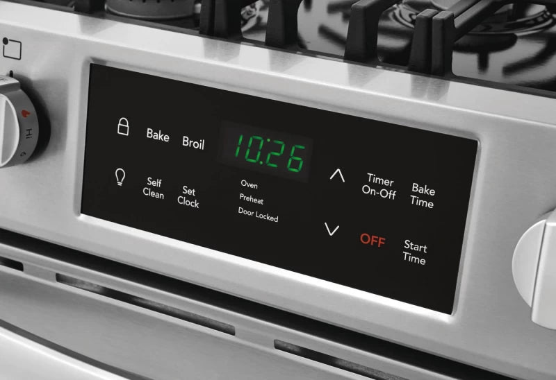 Frigidaire 30" Front Control Freestanding Gas Range - Stainless Steel (FFGH3054US)