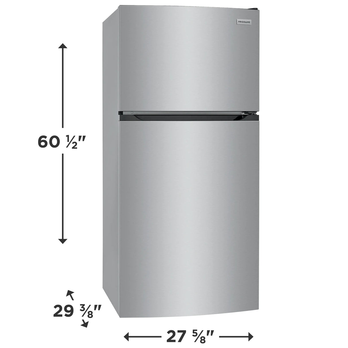 Frigidaire 14 Cu. Ft. Top Freezer Refrigerator - Fingerprint-Resistant Stainless Steel Look (FFHT1425VV)