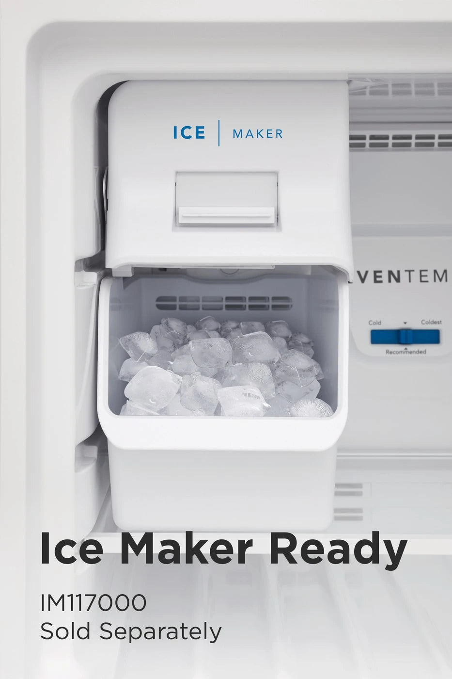 Frigidaire 14 Cu. Ft. Top Freezer Refrigerator - Fingerprint-Resistant Stainless Steel Look (FFHT1425VV)