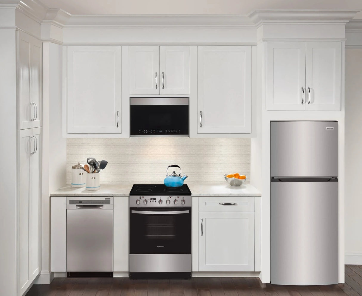 Frigidaire 14 Cu. Ft. Top Freezer Refrigerator - Fingerprint-Resistant Stainless Steel Look (FFHT1425VV)