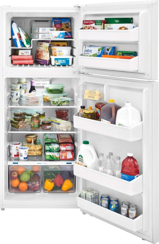 FRIGIDAIRE 27.9-Inch FRIGIDAIRE REFER TOP MOUNT 17.6 CuFt (No ICE) - White (FFHT1822UW)